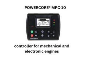 Control panel of the Powercore MPC-10 for managing mechanical and electronic engines efficiently